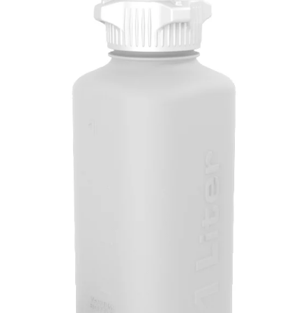 1L Heavy Duty HDPE Vacuum Bottle, VersaCap, 53B Closed