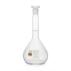 Volumetric Flask ASTM Wide Mouth, Clear, with Individual Calibration Certificate