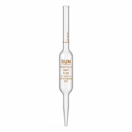VOLUMETRIC PIPETTES Class A, ATSM, with Individual Calibration Certificate