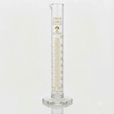 ASTM Cylinders Class A Hexagonal Base, Pour Out, With Individual Calibration Certificate